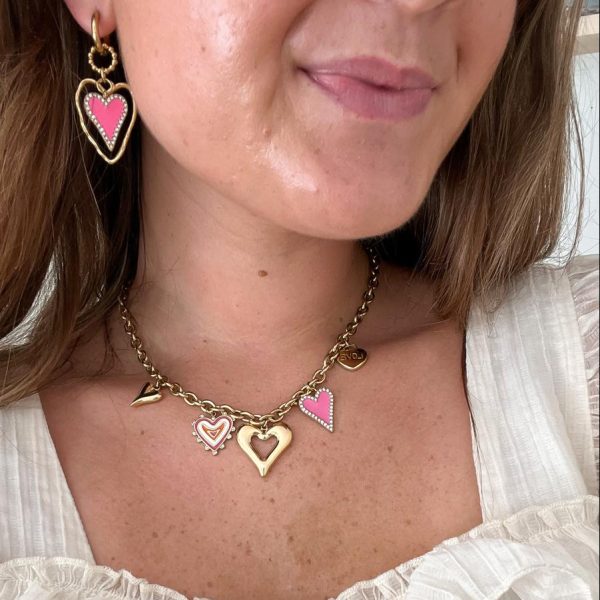 Ketting Pink Hearts - Image 2