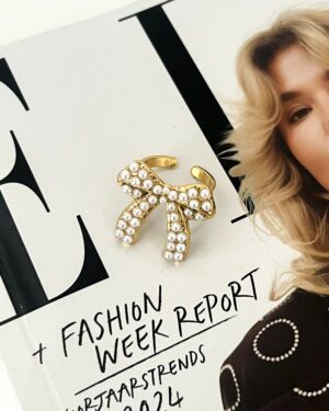 Ring Pearl Bow