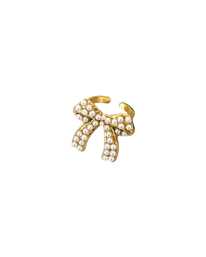 Ring R034 Pearl Bow