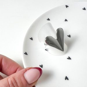 Ring Heart Zilver
