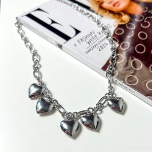 Ketting Hartjes Zilver