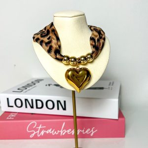 Ketting Leopard Heart