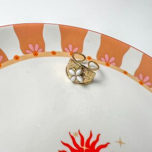Ring Goud/Wit