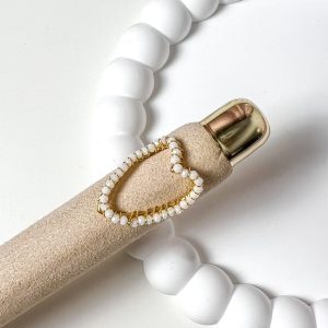 Ring Shiny Heart Wit