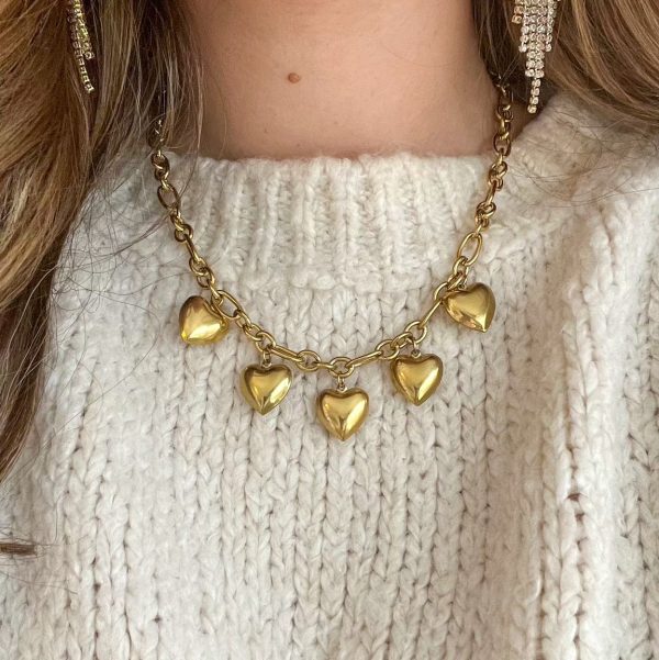 Ketting Hartjes Goud - Image 2