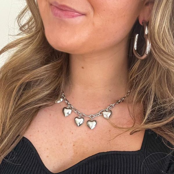 Ketting Hartjes Zilver - Image 2