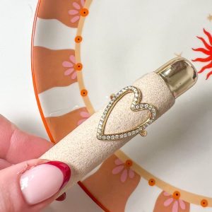 Ring Shiny Heart Goud