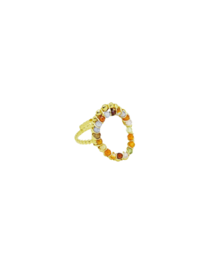 Ring R039 Shiny Circle Multicolor