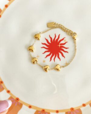 Armband Hartjes Goud