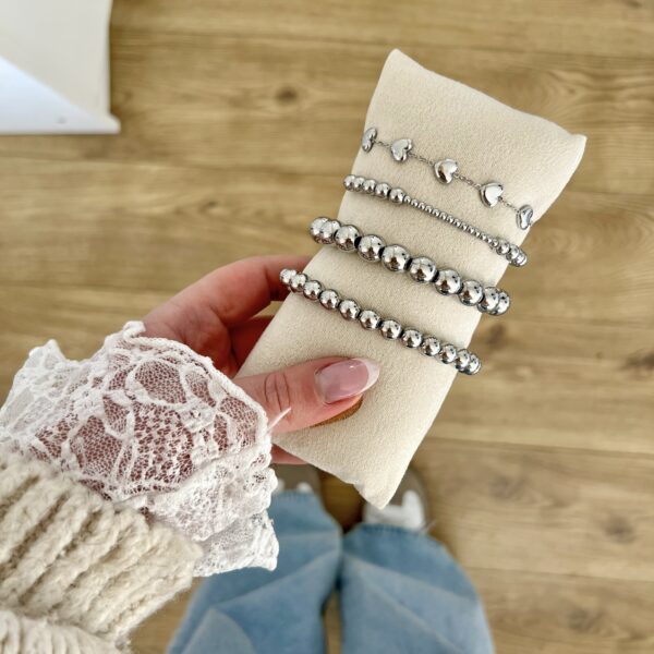 Armband Bold Medium Zilver - Image 2