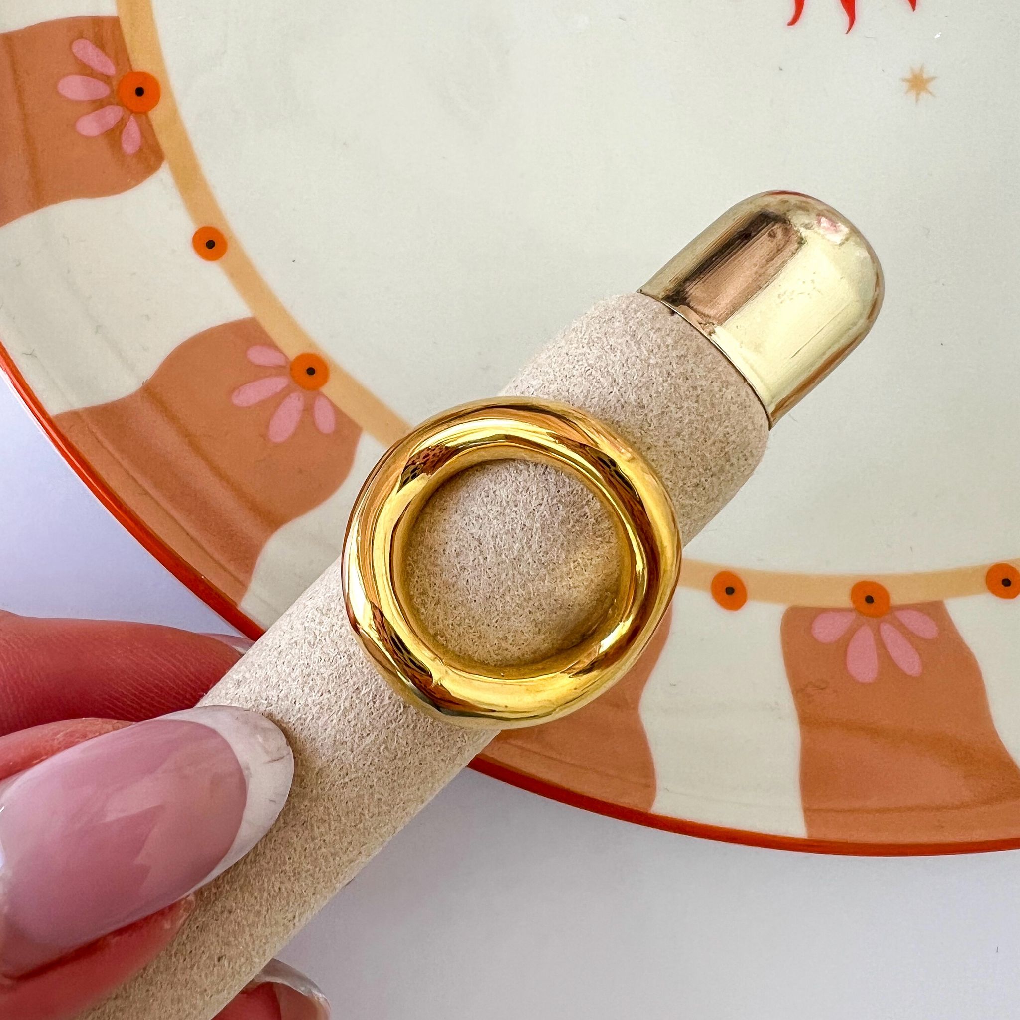 Ring Circle Goud