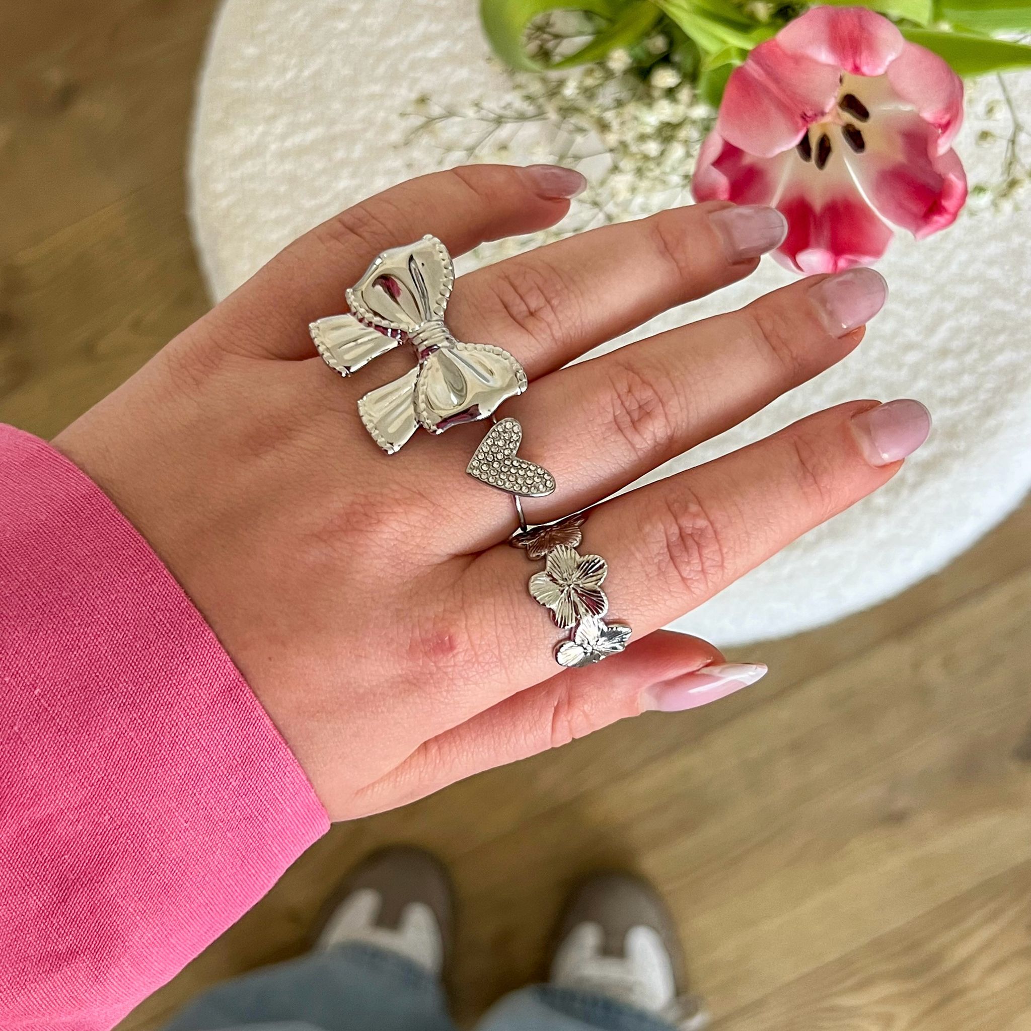 Ring Strik Zilver