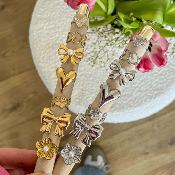 Ring Bloemen Zilver - Image 3
