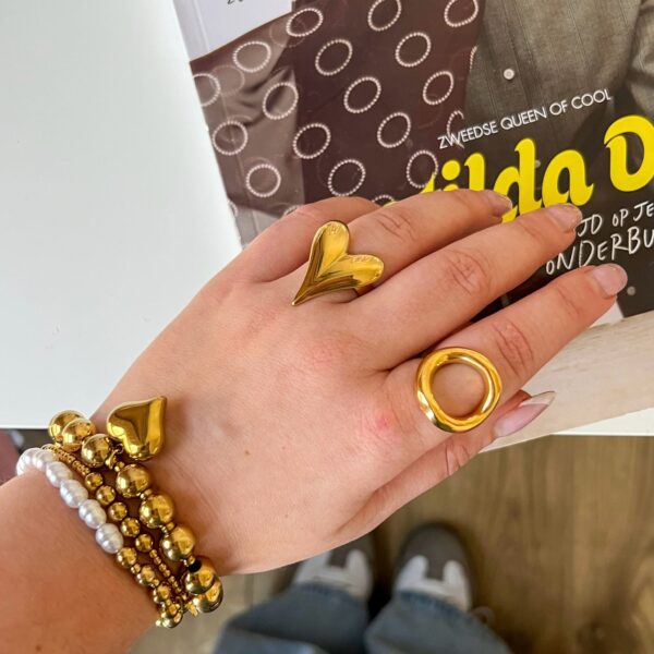 Ring Circle Goud - Image 2