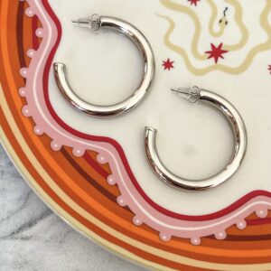 Oorbellen Hoops Zilver