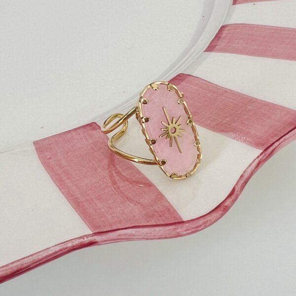 Ring Goud/Lichtroze