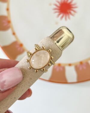 Ring Stone Goud/Lichtroze