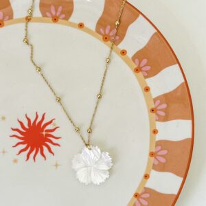 Ketting White Flower