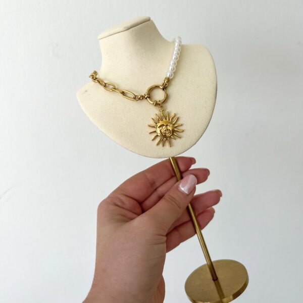 Ketting Zon/Parels