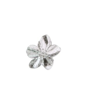 Ring R006 Big Flower Zilver