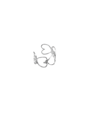 Ring R023 Hartjes Zilver