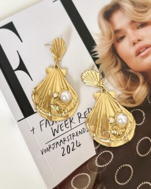 Oorbellen Schelp/Parel