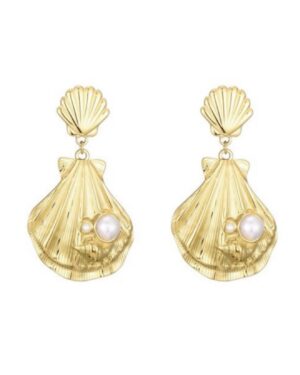 Oorbellen O016 Schelp/Parel