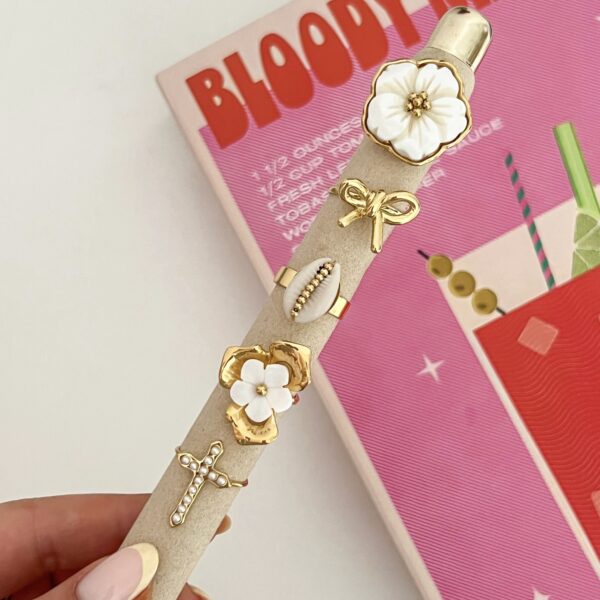 Ring Witte Bloem - Afbeelding 3