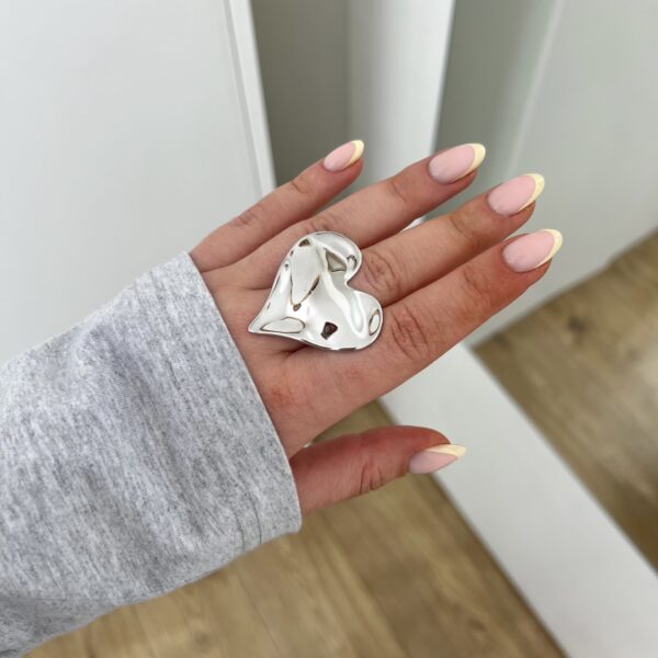 Ring Love Zilver - Afbeelding 2