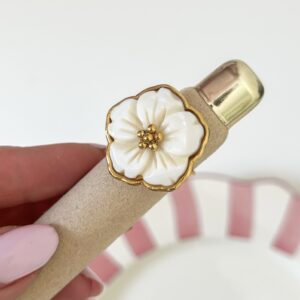 Ring Witte Bloem