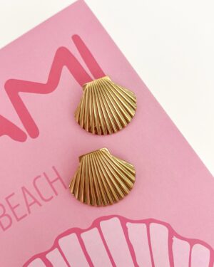 Oorbellen Schelp Goud