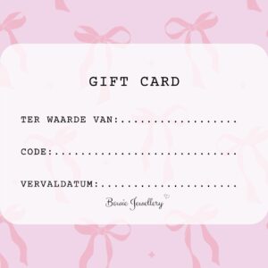 Giftcard Bowie Jewellery