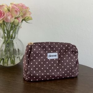 Toilettas Sterretjes Bruin/Roze