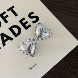 Oorbellen Hart Zilver