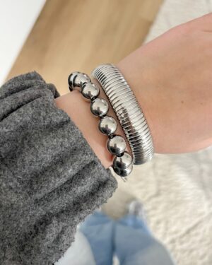 Armband Bubble Zilver