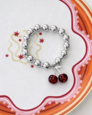 Armband Cherry Zilver