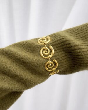 Armband Swirl Goud