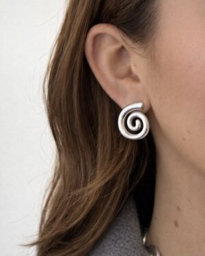 Oorbellen Twist Zilver