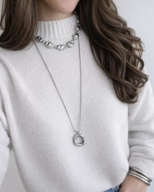 Ketting Spijker Zilver