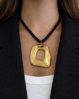 Ketting Zwart/Goud