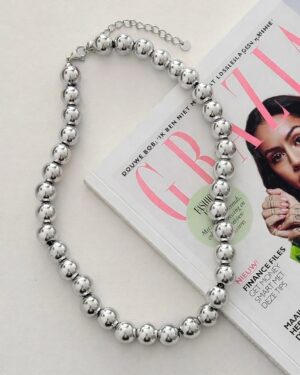 Ketting Bubble Middel Zilver