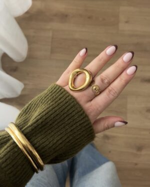 Ring Big Circle Goud