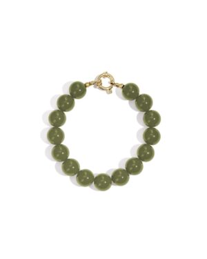 Armband A022 Bubble Olijfgroen