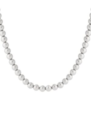 Ketting K013 Bubble Zilver
