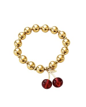 Armband A026 Cherry Goud