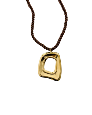 Ketting K012 Bruin/Goud