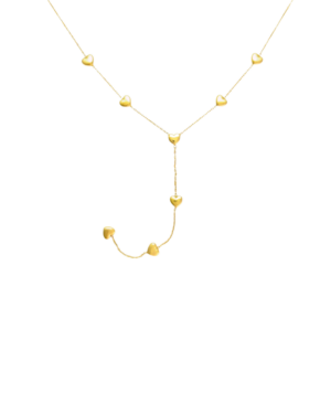 Ketting K026 Hearts Goud