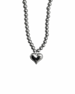 Ketting K043 Hart Zilver