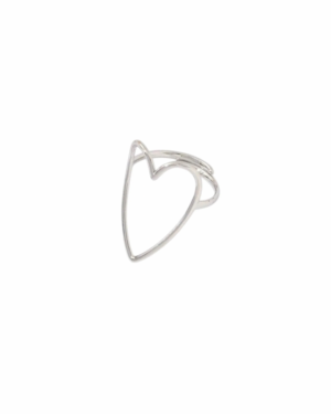 Ring R018 Hart Zilver