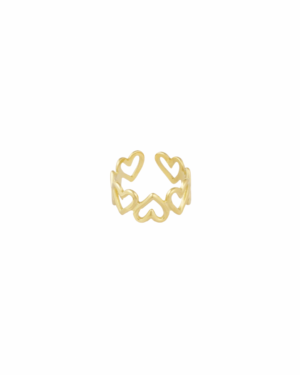 Ring R022 Hartjes Goud